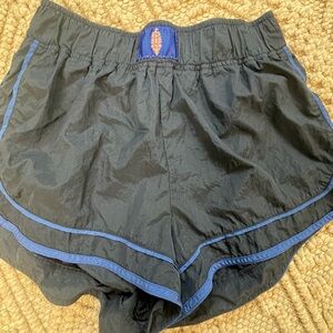 FP Movement The Way Home Shorts Navy & Royal Blue "Varsity Blues" Size Small